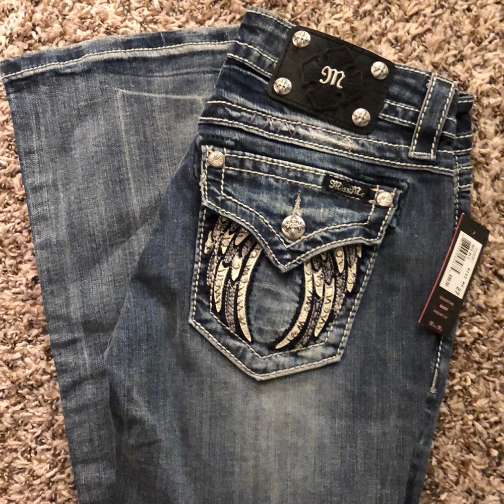 Size 27 miss me signature boot denim jeans